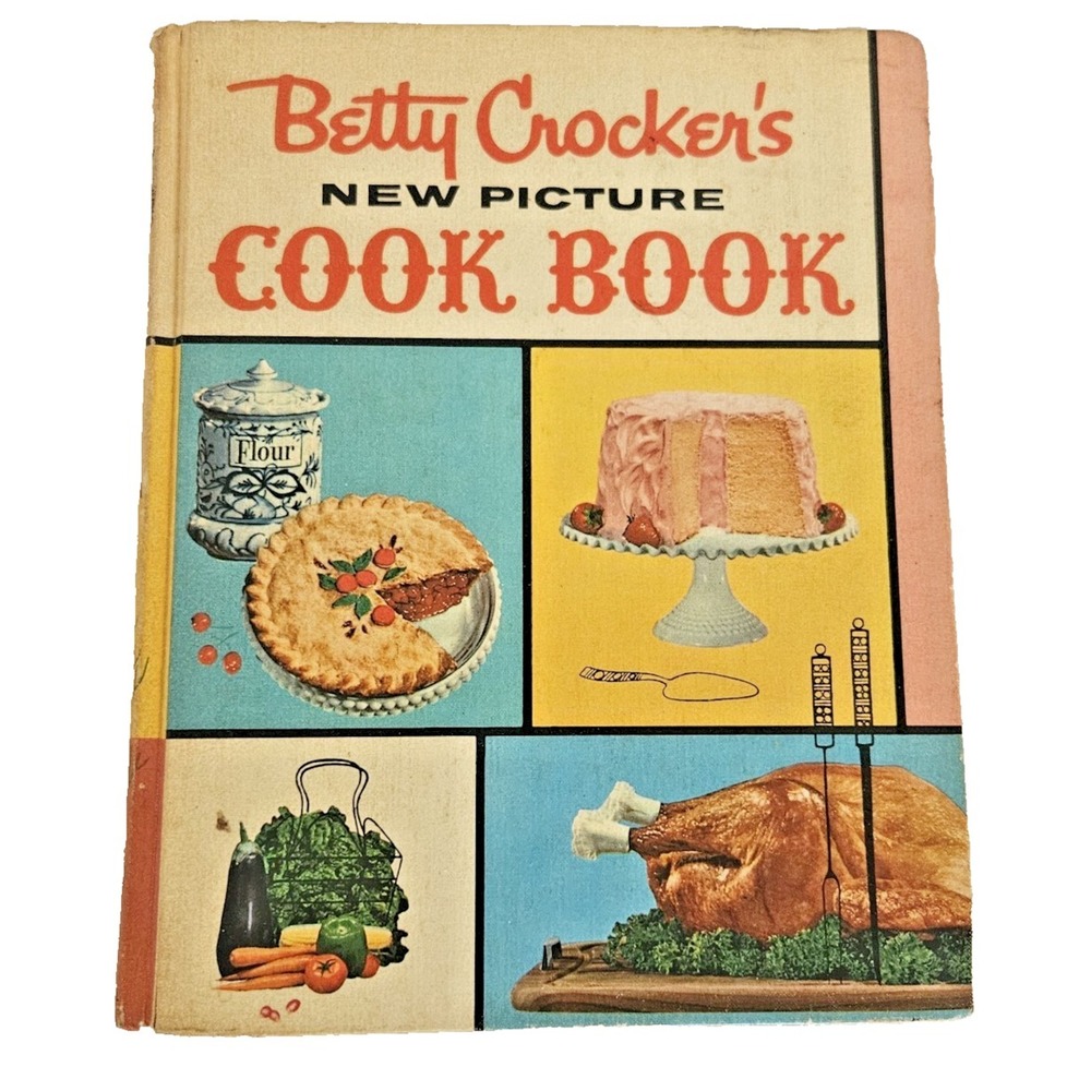 Vintage Betty Crocker New Picture Cook Book 1961 First Edition Fifth Printing